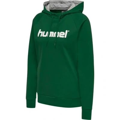 Afbeelding van hummel GO Cotton dames capuchontrui logo