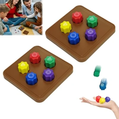 Afbeelding van Gxlaihly Traditioneel Koreaans Gonggi spel, Jack Stone, Stone Pebbles Set voor coördinatietraining kinderen en volwassenen (10 stuks + 2 basis)