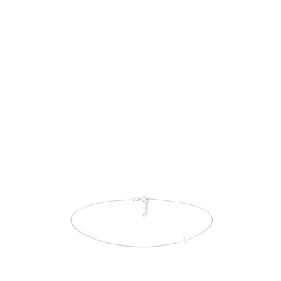 Afbeelding van Elli Cross Basic Ketting, Dames, Maat: 36, Silber