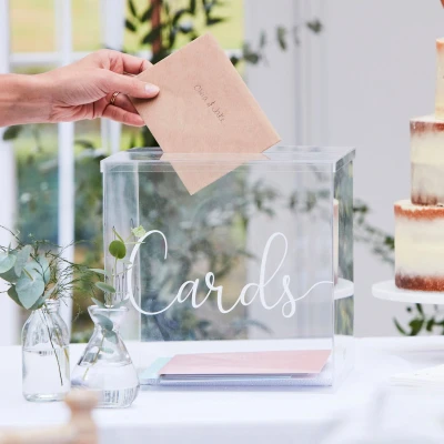 Afbeelding van Ginger Ray Wedding Card Box Acrylic