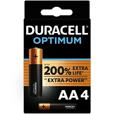 Image de Duracell Optimum Batterie 4 x type AA Alcaline