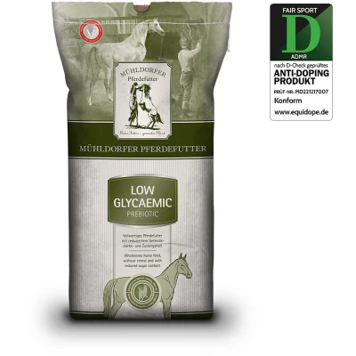 Afbeelding van 15kg Low Glycaemic prebiotic Mühldorfer Paardenvoer