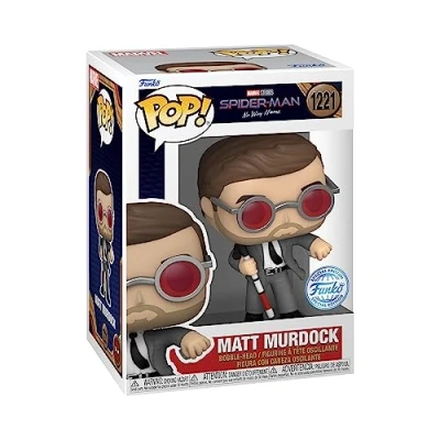Afbeelding van Funko Pop! Marvel: Spider Man: No Way Home Matt Murdock with Brick Exclusief bij Amazon Vinyl figuur om te verzamelen Cadeau idee Officiële Producten Movies Fans