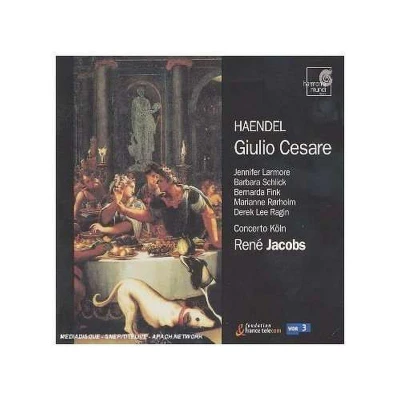 Afbeelding van Haendel: Giulio Cesare / Rene Jacobs, Concerto Koln
