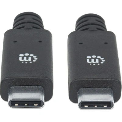 Afbeelding van Manhattan USB kabel 3.2 Gen1 (USB 3.0 / 3.1 Gen1) C stekker 2.00 m Zwart 354905