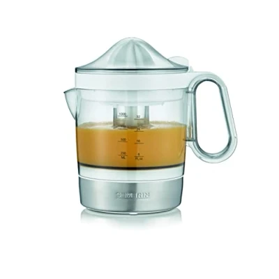 Image de SEVERIN CP 3535 Presse agrumes 1 litre 85 Watt inox brossé/blanc