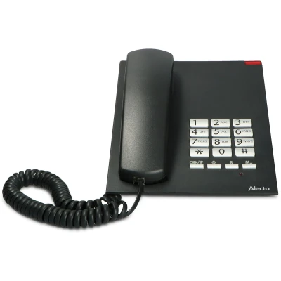 Afbeelding van Alecto Vaste Telefoon Bureautelefoon met 10 Sneltoetsen en een Waarschuwingslicht CW20 Zwart