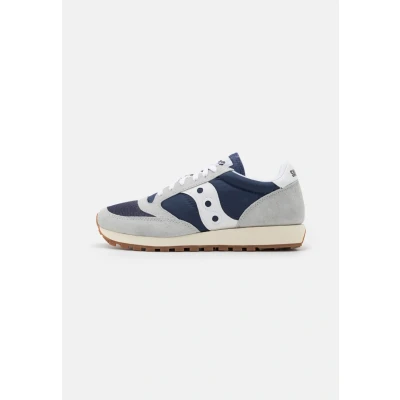 Afbeelding van Saucony JAZZ Original Vintage Unisex Sneakers laag, Maat: 41, Navy/grey Leer en textiel