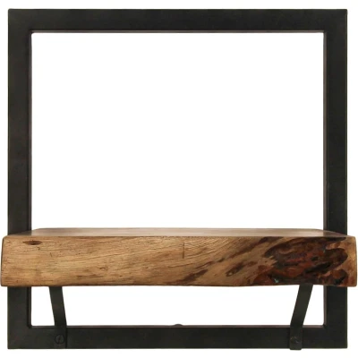 Afbeelding van Levels wandplank live edge 32x32 naturel zwart