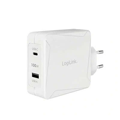 Afbeelding van LogiLink PA0281 USB oplader Binnen, Thuis Aantal uitgangen: 2 x C bus (Power Delivery), 2.0 A Power Delivery (USB PD)