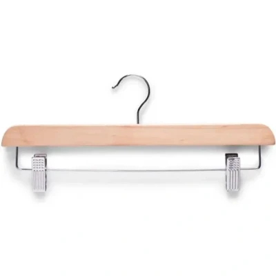 Afbeelding van Zeller Kledinghanger hout 36 cm luxe broek/rokhanger