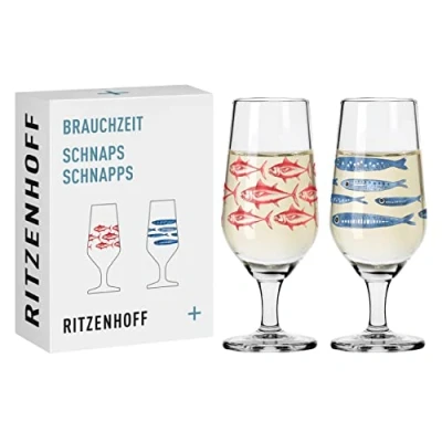 Afbeelding van Gin Glas Set 700 ml Serie Botanic Lights Nr. 1 2 stuks Tumbler met 3D effecten