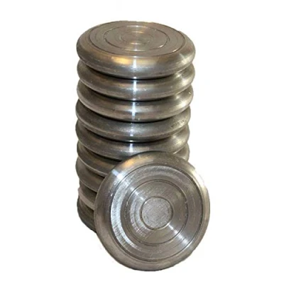 Afbeelding van CADENAS ® Kikker spel (of vat spel): 10 stalen pucks of schijven.