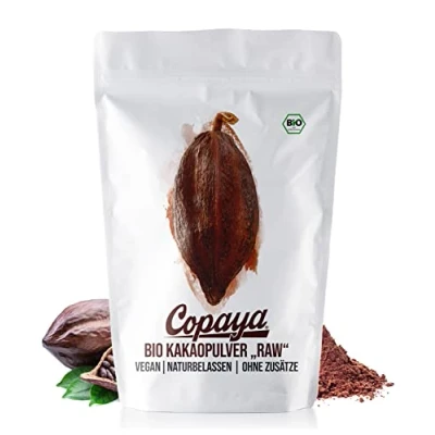 Afbeelding van Copaya Biologisch cacaopoeder 5 kg, rauwe cacao uit biologische teelt, ongezoet, onvergelijkbaar en intens aroma, van hoogwaardige cacaobonen, 11% vet, sterk