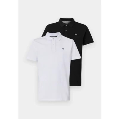 Afbeelding van Tom Tailor Poloshirts in een 2 pack dubbele verpakking