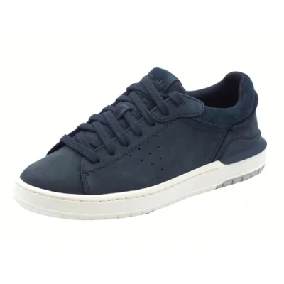 Afbeelding van Clarks Courtlite2 Run Sneakers voor heren, Nubuck marineblauw
