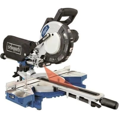 Afbeelding van SCHEPPACH Verstekzaag 216 mm HM81LXU 2000 W Blauw