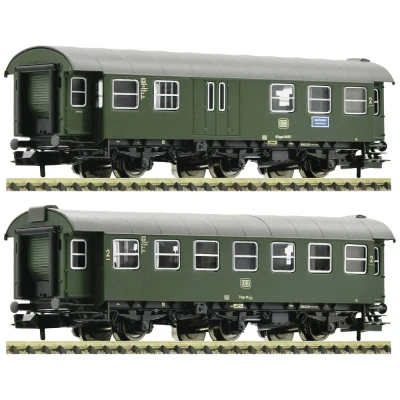 Afbeelding van Fleischmann 809910 N set van 2 ombouwwagens 2e klas de DB