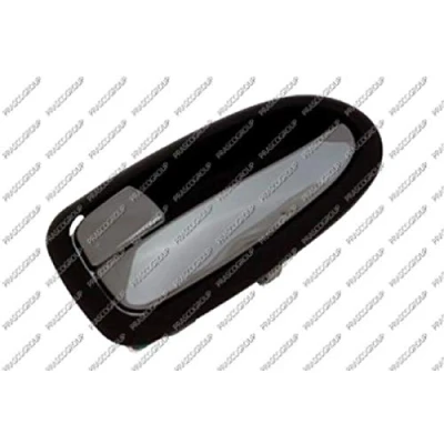 Afbeelding van PRASCO HN7158606 Deurgrepen Binnen, Links achter, voor Chroom/zwart HYUNDAI: Matrix