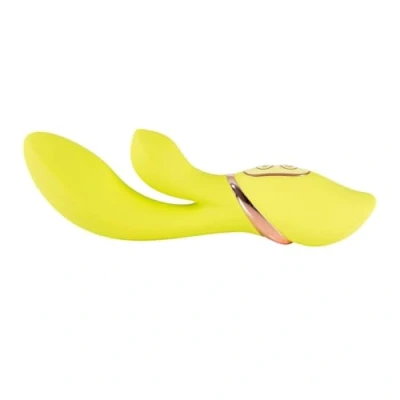 Afbeelding van Elegante Vibrator met Clitoris Stimulatie Lime