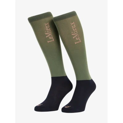 Image de LeMieux AW25 Competition Socks 2 pack Rosemary