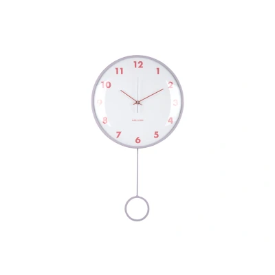 Afbeelding van Karlsson Wandklok Cheeky Dome Pendulum Zachtpaars
