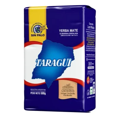 Afbeelding van Taragui Sin Palo Yerba Mate Thee zonder Steeltjes despalada Kruiden uit Argentinië