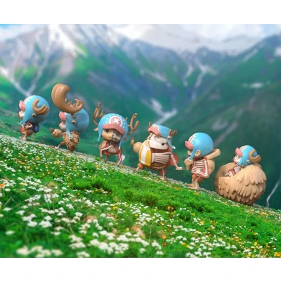 Afbeelding van Mighty Jaxx Freeny&#039;s Hidden Dissectibles One Piece Series 3 (Chopper Edition) 6 verzegeld dienblad bevat geen duplicaten Blind Box verzamelfiguren