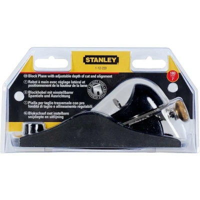 Image de STANLEY 1 12 220 rabot à bloc (180mm x 40mm)