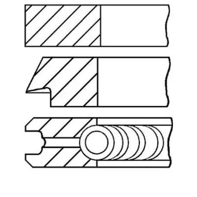 Afbeelding van Goetze Engine Zuigerveren 08 124000 00
