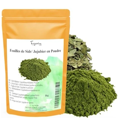 Afbeelding van 1 kg gemalen sidr/jujube bladeren Jujuberpoeder aroma en intense smaak 100% natuurlijk, zuiver zonder additieven