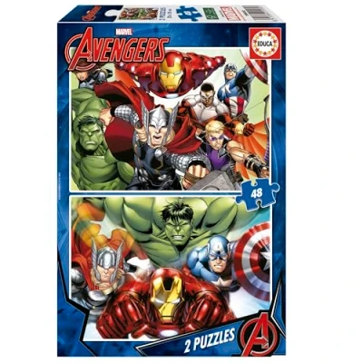Afbeelding van Kinderpuzzel Marvel Avengers Educa (2 x 48 pcs)