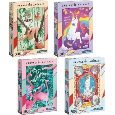 Afbeelding van Clementoni Fantastic Animals Puzzel 500 Stukjes
