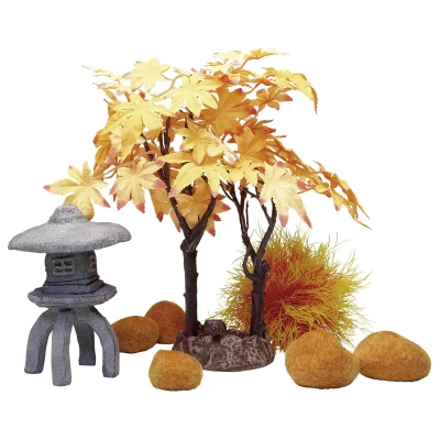 Afbeelding van Biorb Decor Set Herfst Aquarium Ornament Oranje Oker Lichtbruin