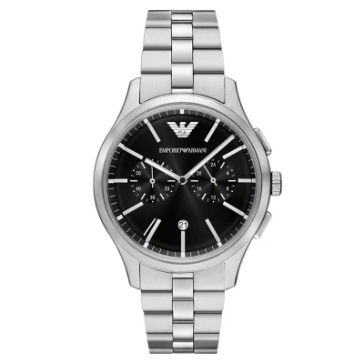 Afbeelding van Emporio Armani Heren horloge zilverkleurig met band