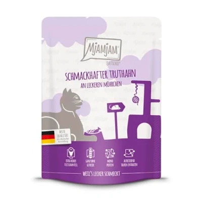 Afbeelding van MjAMjAM Squeeze 6 x 300 g of 24 Kalkoen (6 g)