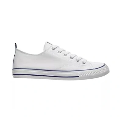Afbeelding van Witte canvas sneaker met model Byles maat 36