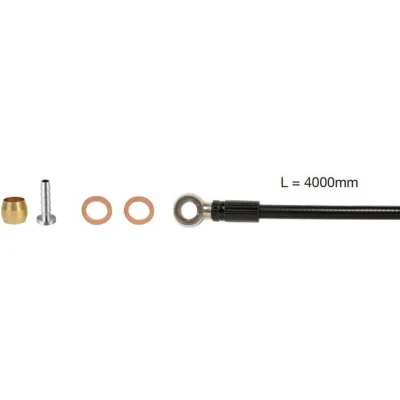 Afbeelding van Elvedes Remslang BH90 extra flexibel zwart 4m