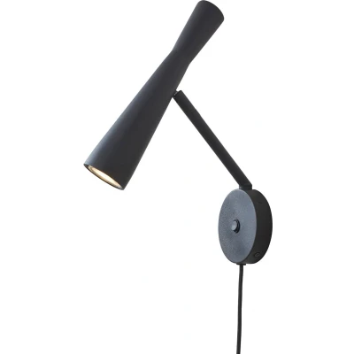 Afbeelding van it&#039;s about RoMi Wandlamp Bordeaux Zwart 10.5x26x34.5cm