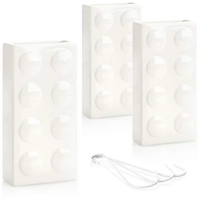 Afbeelding van COM FOUR® 3x luchtbevochtiger voor verwarming, radiator in het wit, waterverdamper (wit, bouwsteen)