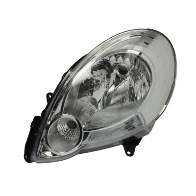 Afbeelding van ABAKUS 551 1176L LD EM Koplampen Links H4 Chroom voor rechtsrijdend verkeer Zonder elektro motor afregelmotor LWR P43t