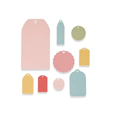 Afbeelding van Sizzix 662838 Frame Bedden Set 9PK etiketten #3, roestvrij staal, zilver, 26 x 13 0,2 cm