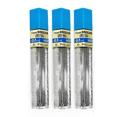 Afbeelding van Pentel 3 stuks reservebuizen voor HB vulpotlood hardheid 0,7 mm
