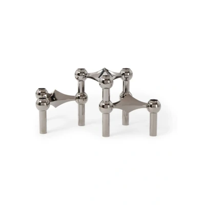Afbeelding van Stoff Kandelaar 6 Cm Set Van 3 Chroom