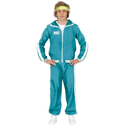 Afbeelding van Guirca Squid Game Pak Deelnemer Groen Retro Trainingspak Volwassen Man Maat 54 56 Carnavalskleding Verkleedkleding