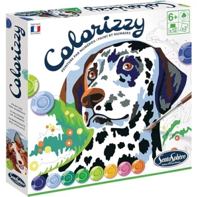 Image de Peinture SentoSphère Colorizzy Thème Chiens