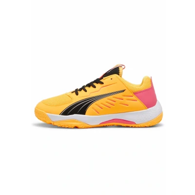 Afbeelding van Puma Accelerate Handbalschoenen voor kinderen, Maat: 36, Sun stream sunset glow black Kunststof/ textiel