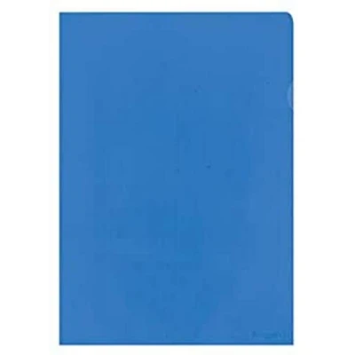 Afbeelding van Kangaro L map A4 PP 120 micron blauw transparant 10 stuks K 34006