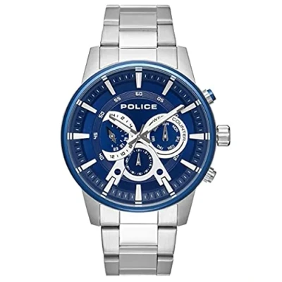 Afbeelding van Police, horloge, Avondale, Zilver, (Analoog 48 mm)