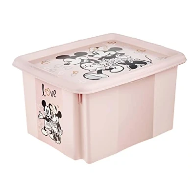 Afbeelding van Keeeper Minnie Mouse Roze 24L Opbergbox 1223758124700